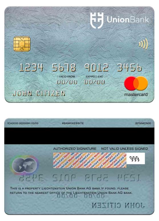Liechtenstein Union Bank AG bank mastercard